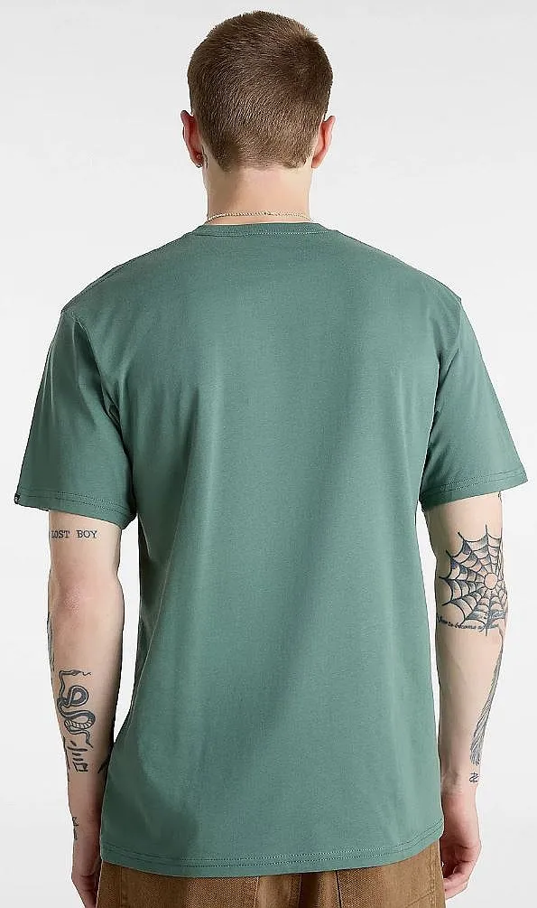 T-Shirt Vans Left Chest Logo - Dark Forest - men´s