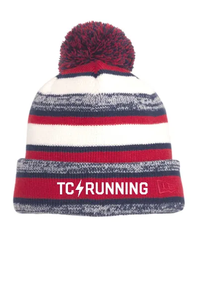 TCRC Bolt Striped Pom Hat