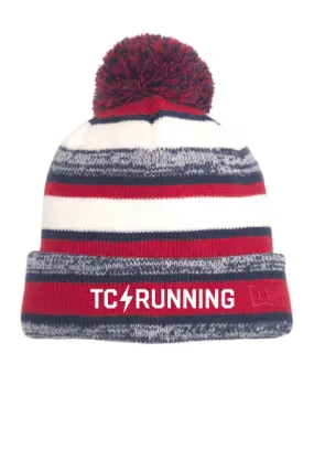 TCRC Bolt Striped Pom Hat