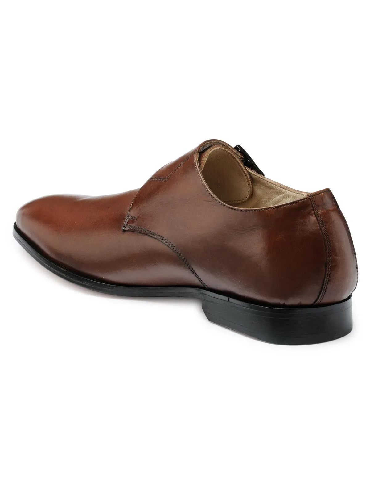 Teakwood Genuine Leather Monk Strap Shoes