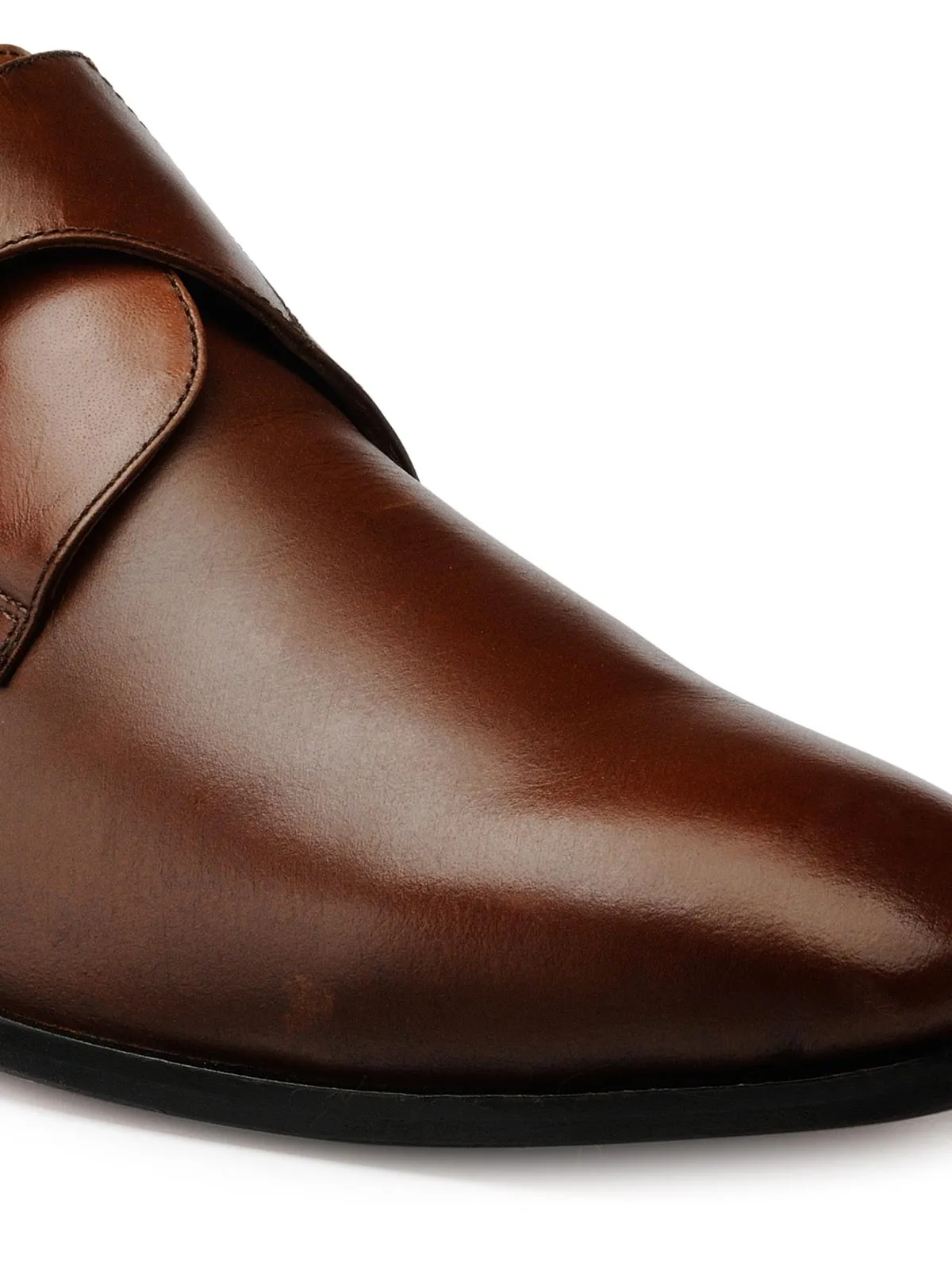 Teakwood Genuine Leather Monk Strap Shoes