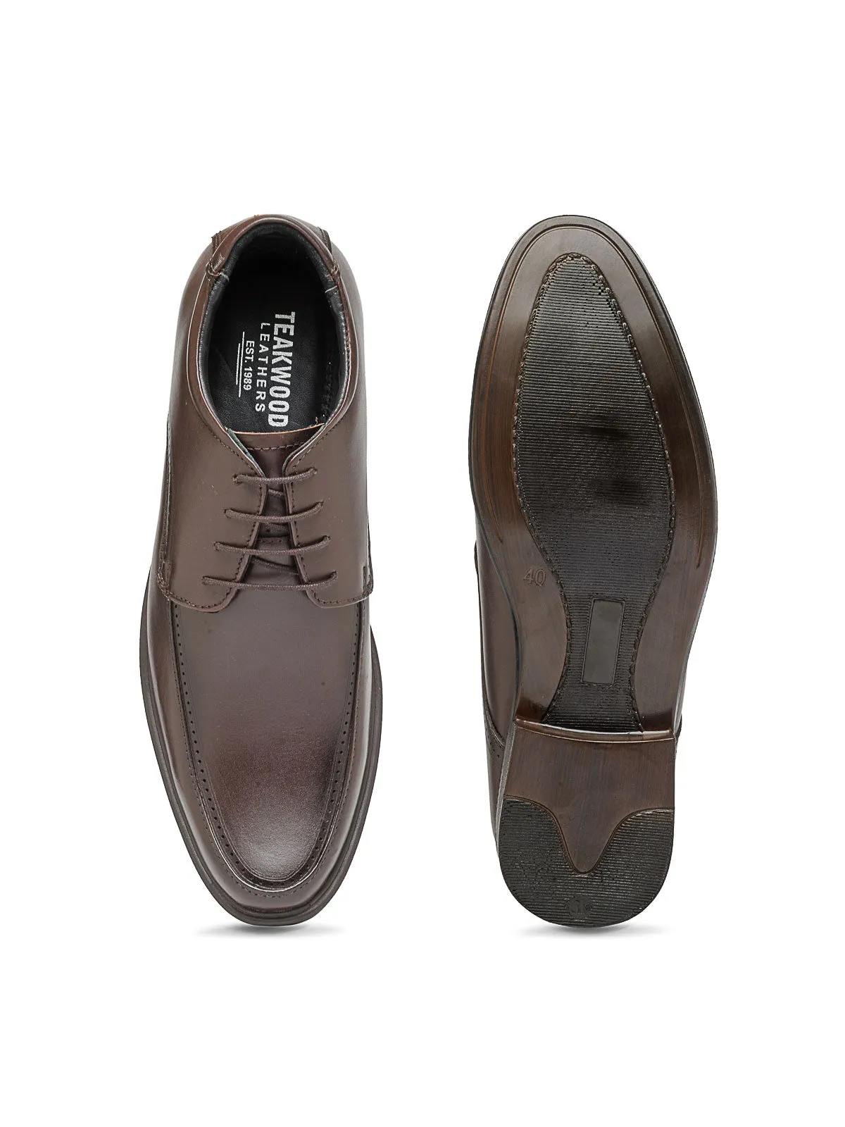 Teakwood Men's Real Leather Shoes