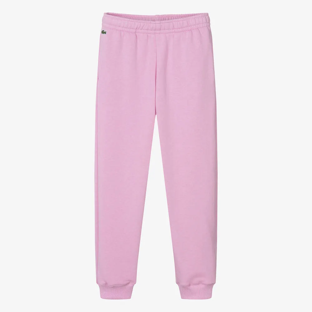 Teen Girls Pink Organic Cotton Joggers