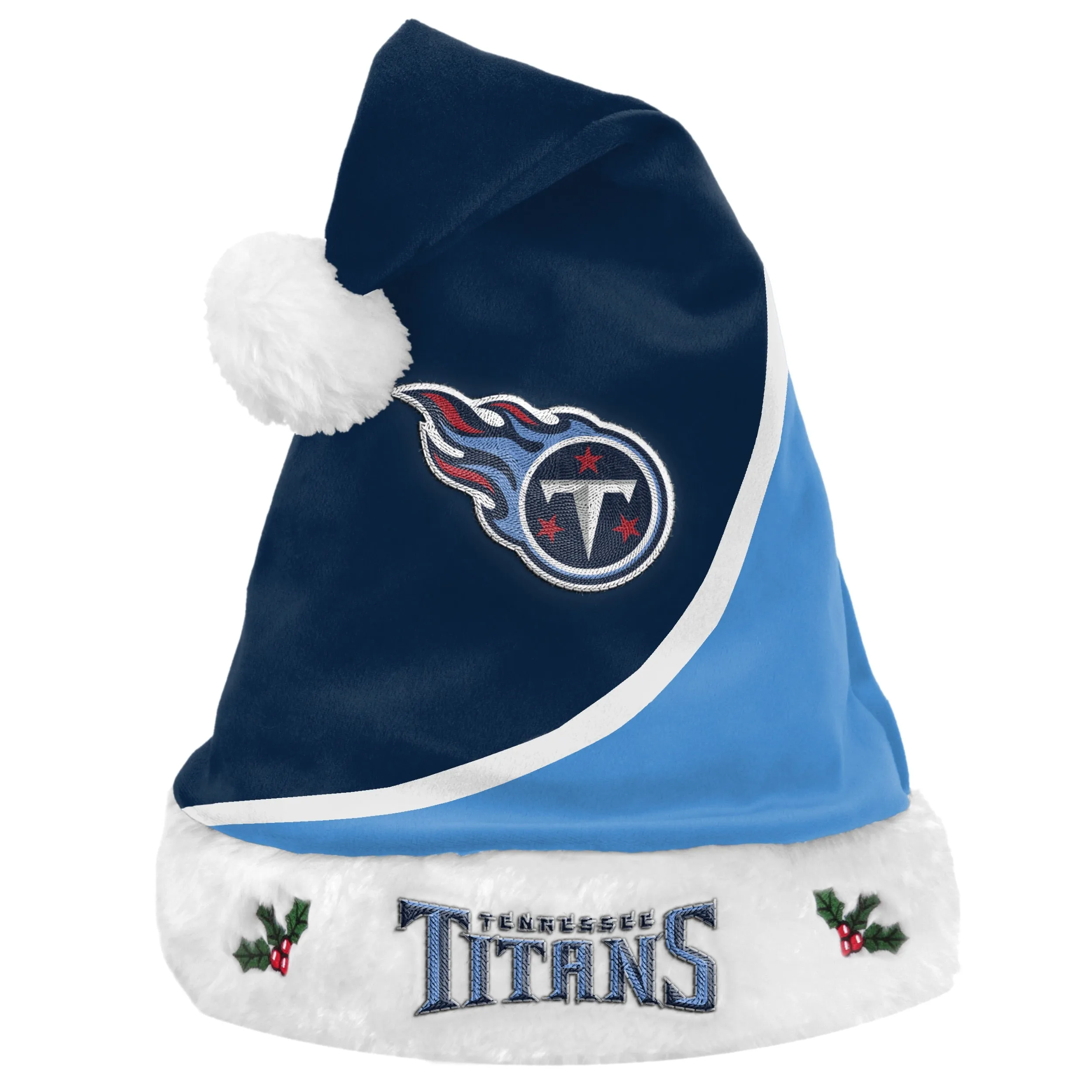 Tennessee Titans Colorblock Santa Hat