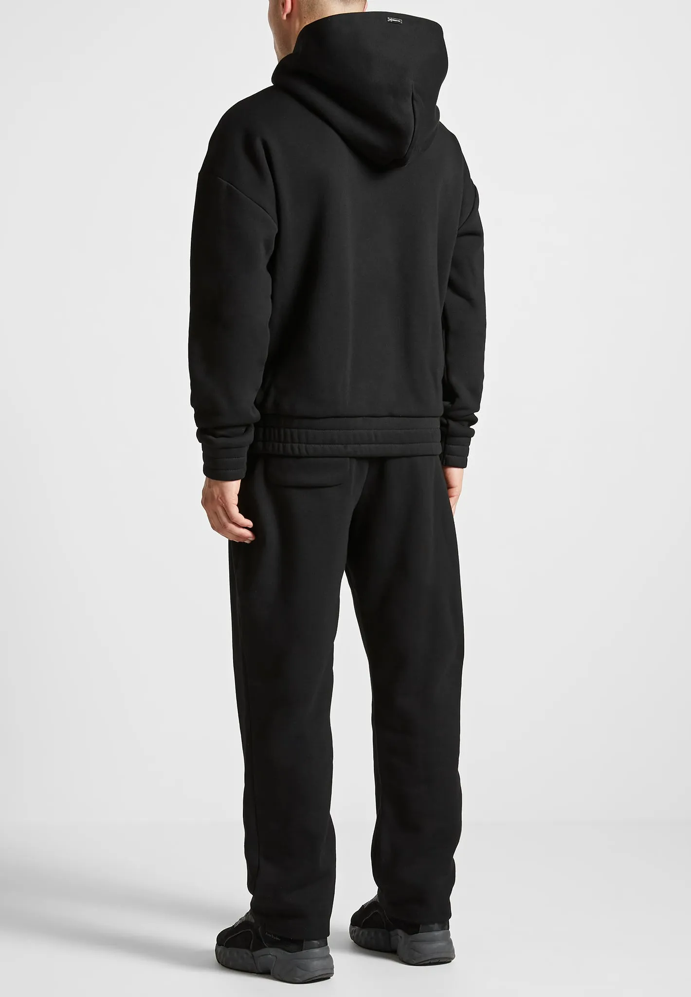 ternel Eiffel Embossed Joggers - Black