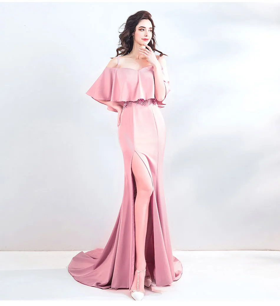 Henriette Pink Off Shoulder Gown - Shop Now!