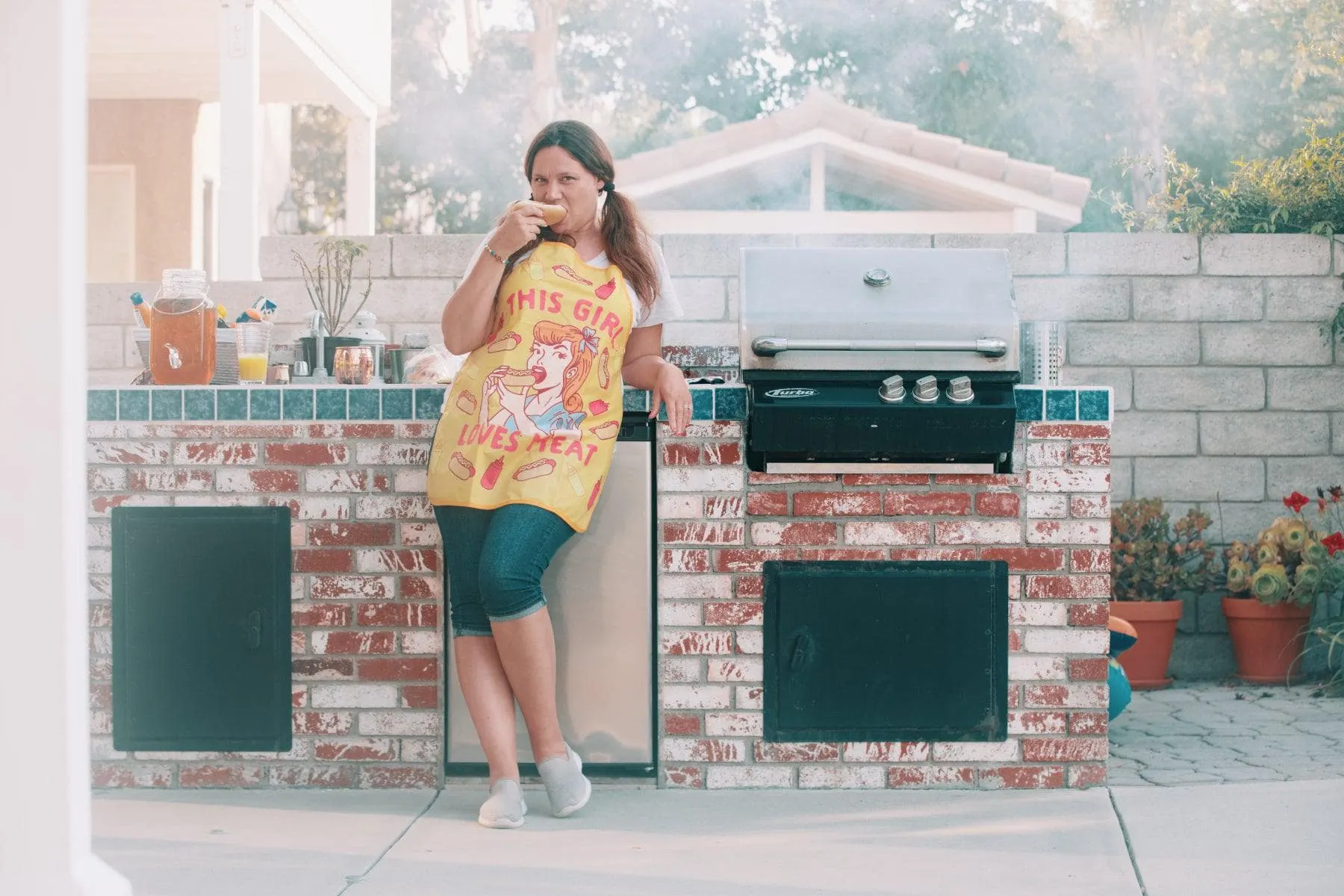 THIS GIRL LOVES MEAT APRON