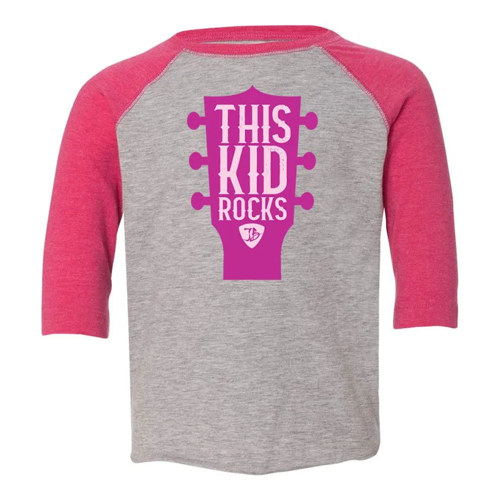 This Kid Rocks Baseball 3/4 Sleeve T-Shirt (Toddler)