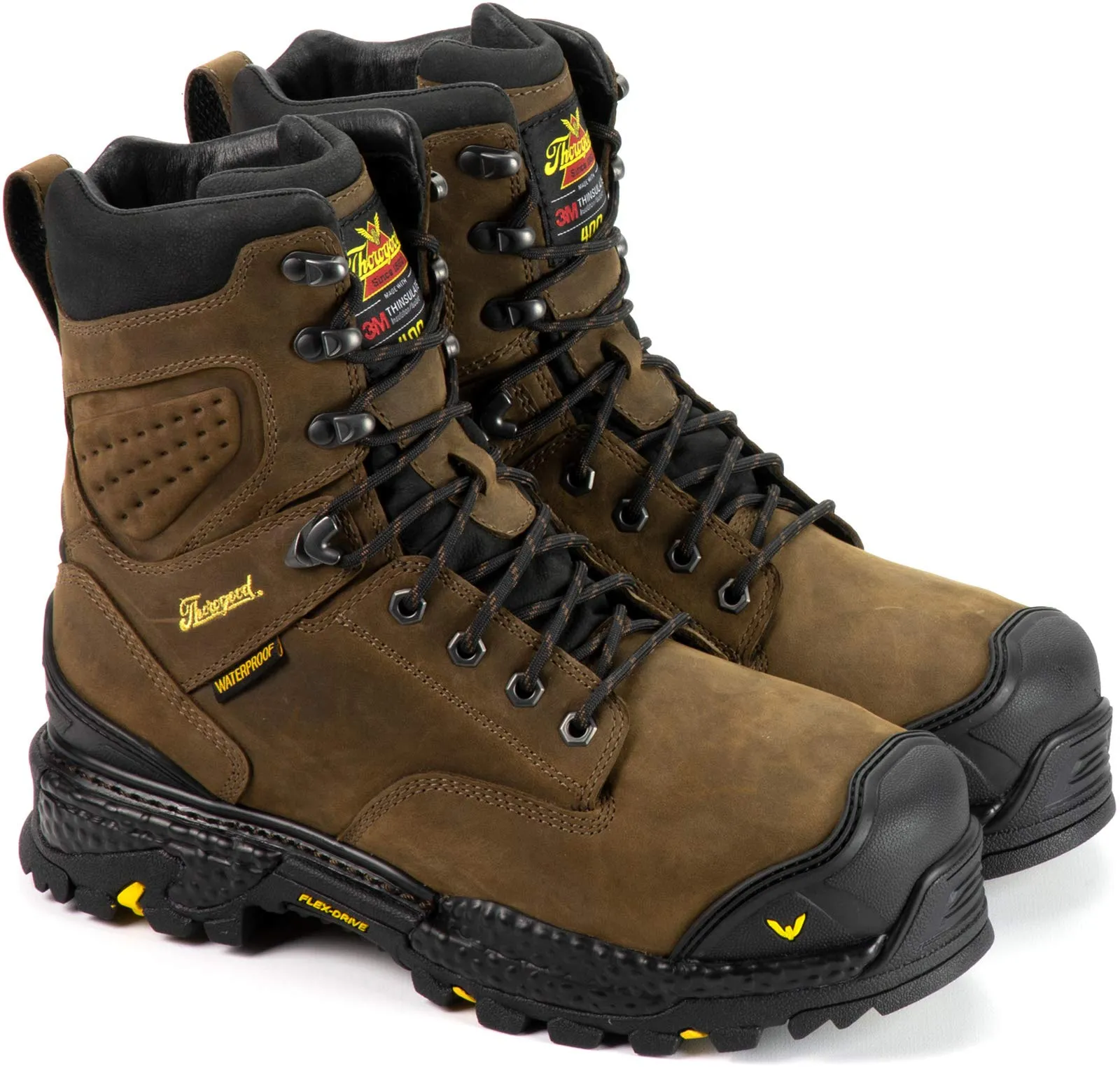 Thorogood Men's Waterproof Insulated Safety Toe Work Boot.