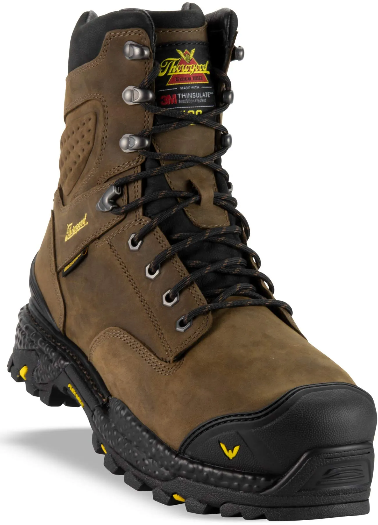 Thorogood Men's Waterproof Insulated Safety Toe Work Boot.