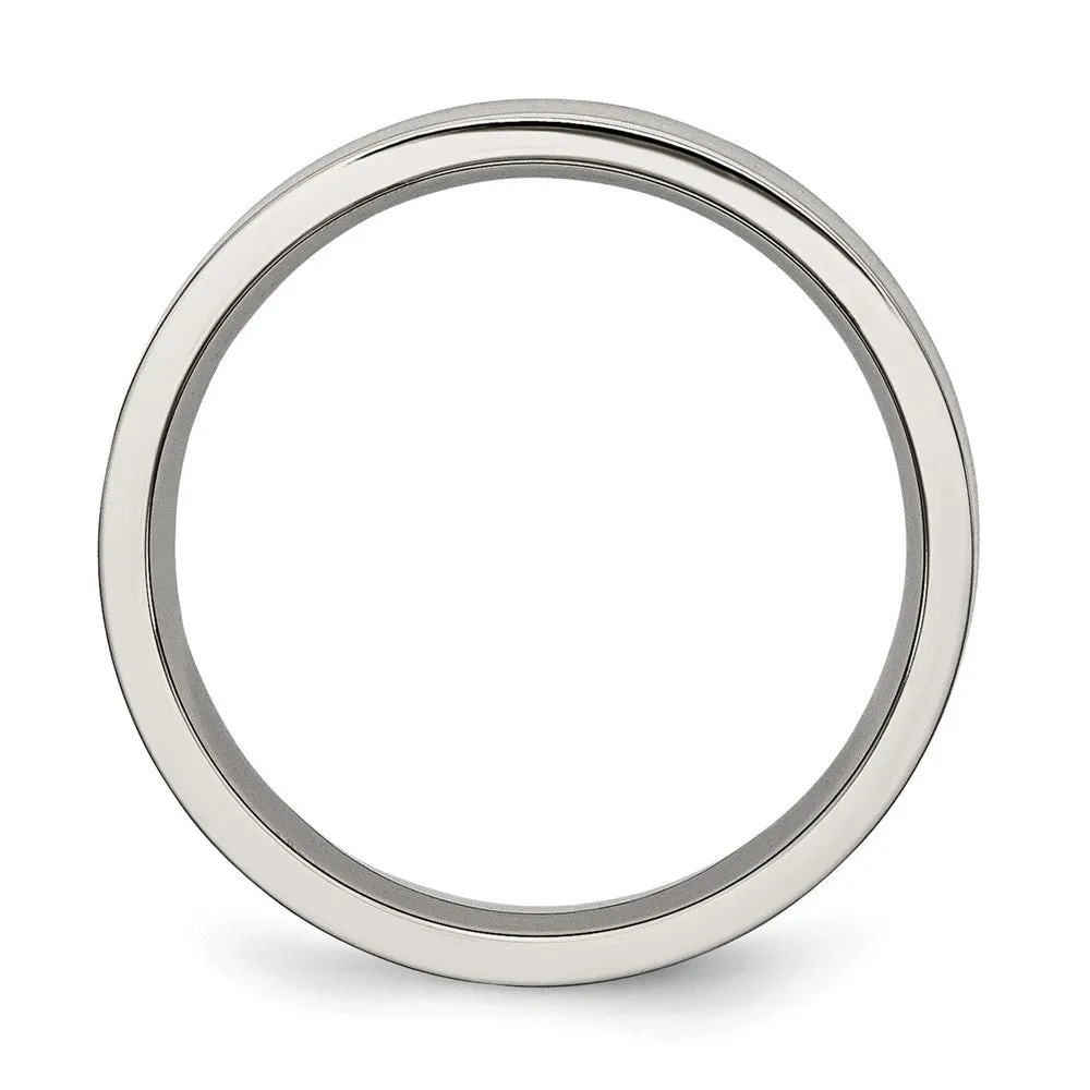 Brushed Flat Titanium Comfort Band