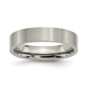 Brushed Flat Titanium Comfort Band