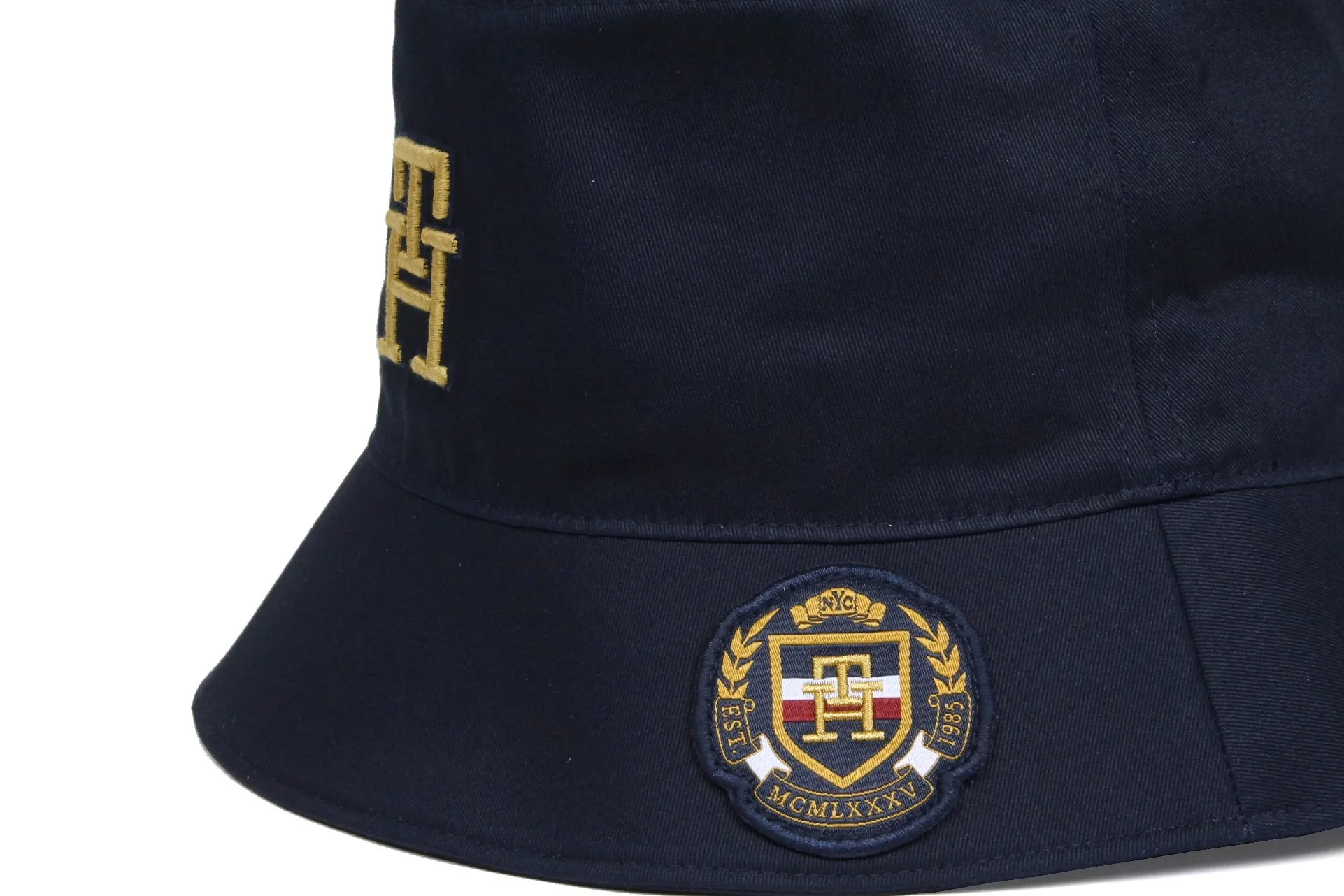 Tommy Hilfiger Men's TH New Prep Badge Bucket Hat