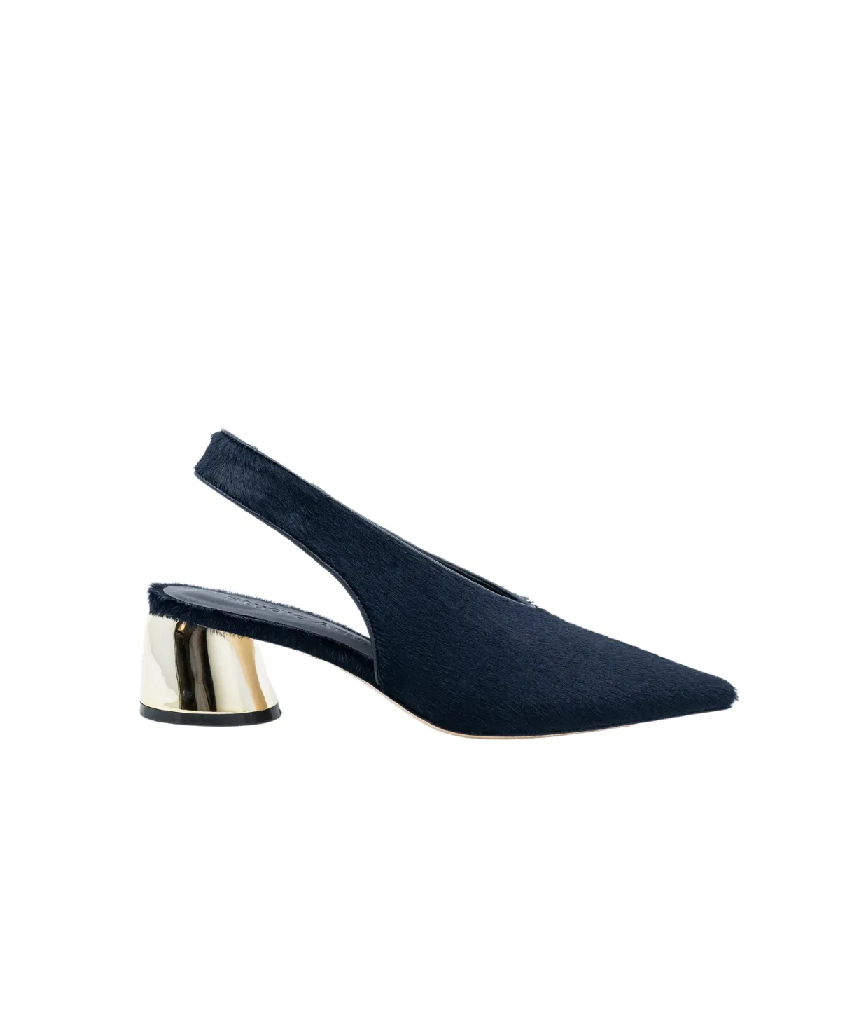 Toro Slingback Heel in Navy