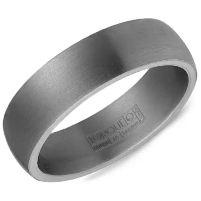 Torque Tantalum Men's Wedding Band  TA-003-6M