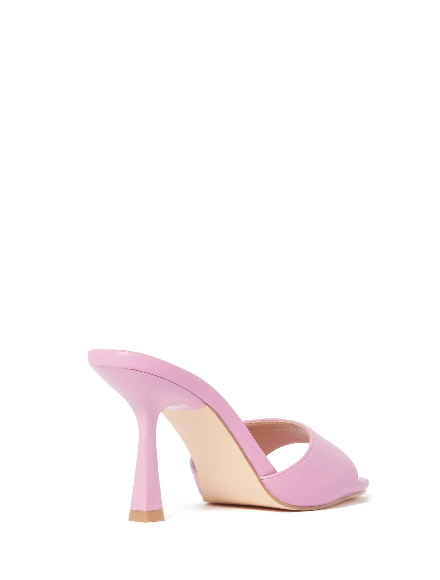 Trendy Lucy Vamp Mule Heel