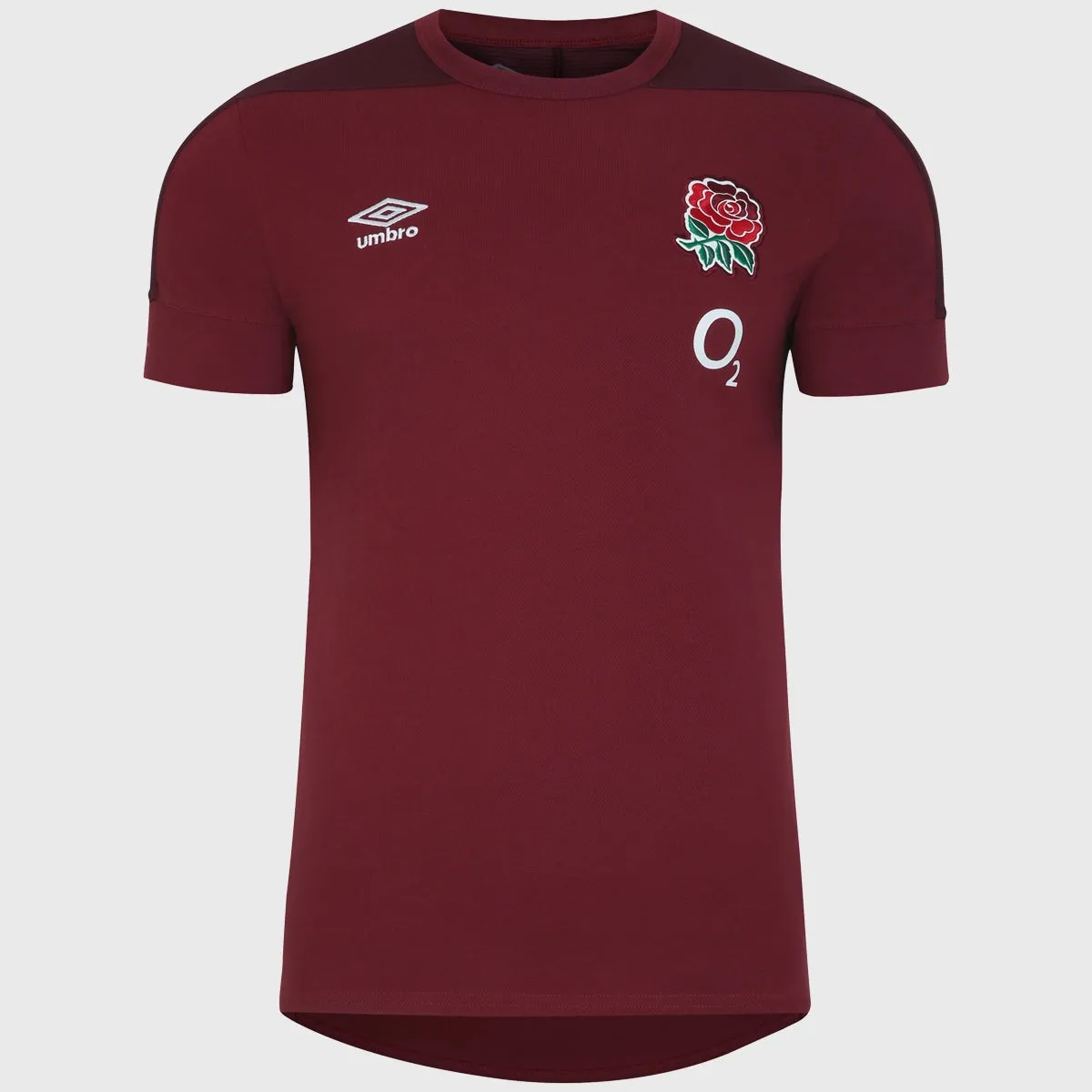 Umbro England Rugby Men's Presentation Tee Tibetan Red