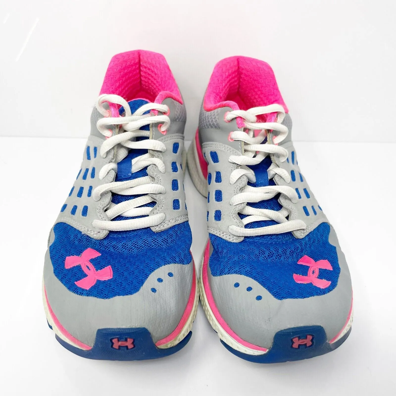 Under Armour Womens Micro G 1240592-035 Blue Running Shoes Sneakers Size 8