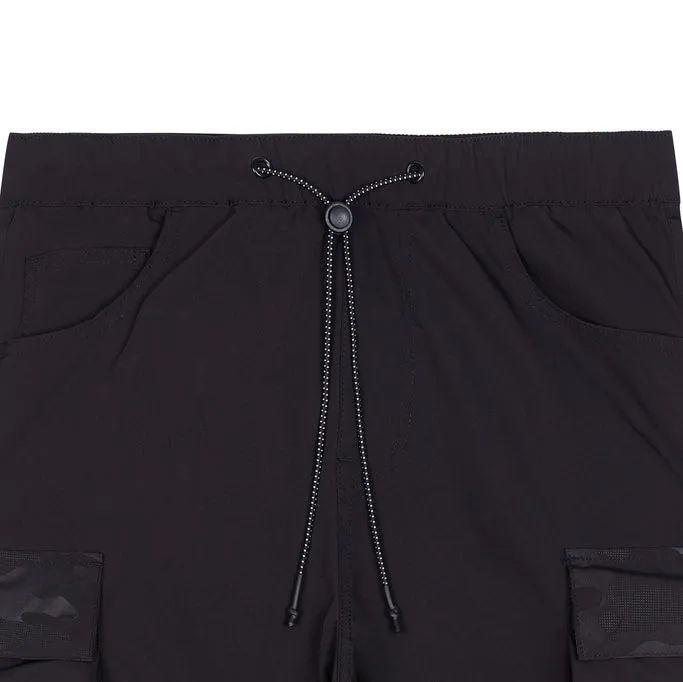 Utility Windbreaker Joggers - Black