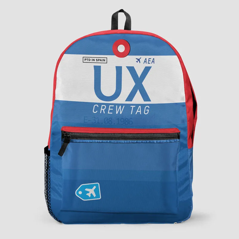 User Experience Backpack.