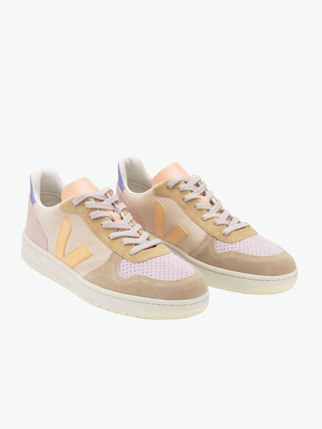 V-10 Multico Peach Sneakers