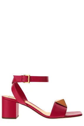 Valentino One Stud Open Toe Sandals.