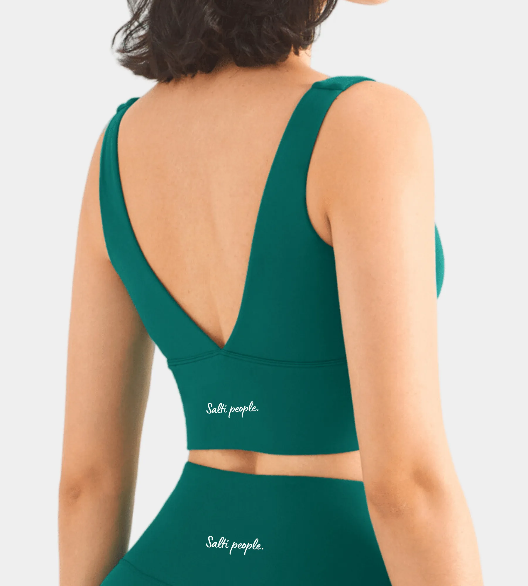 Vera sports bra: Sea Green (seconds sale)