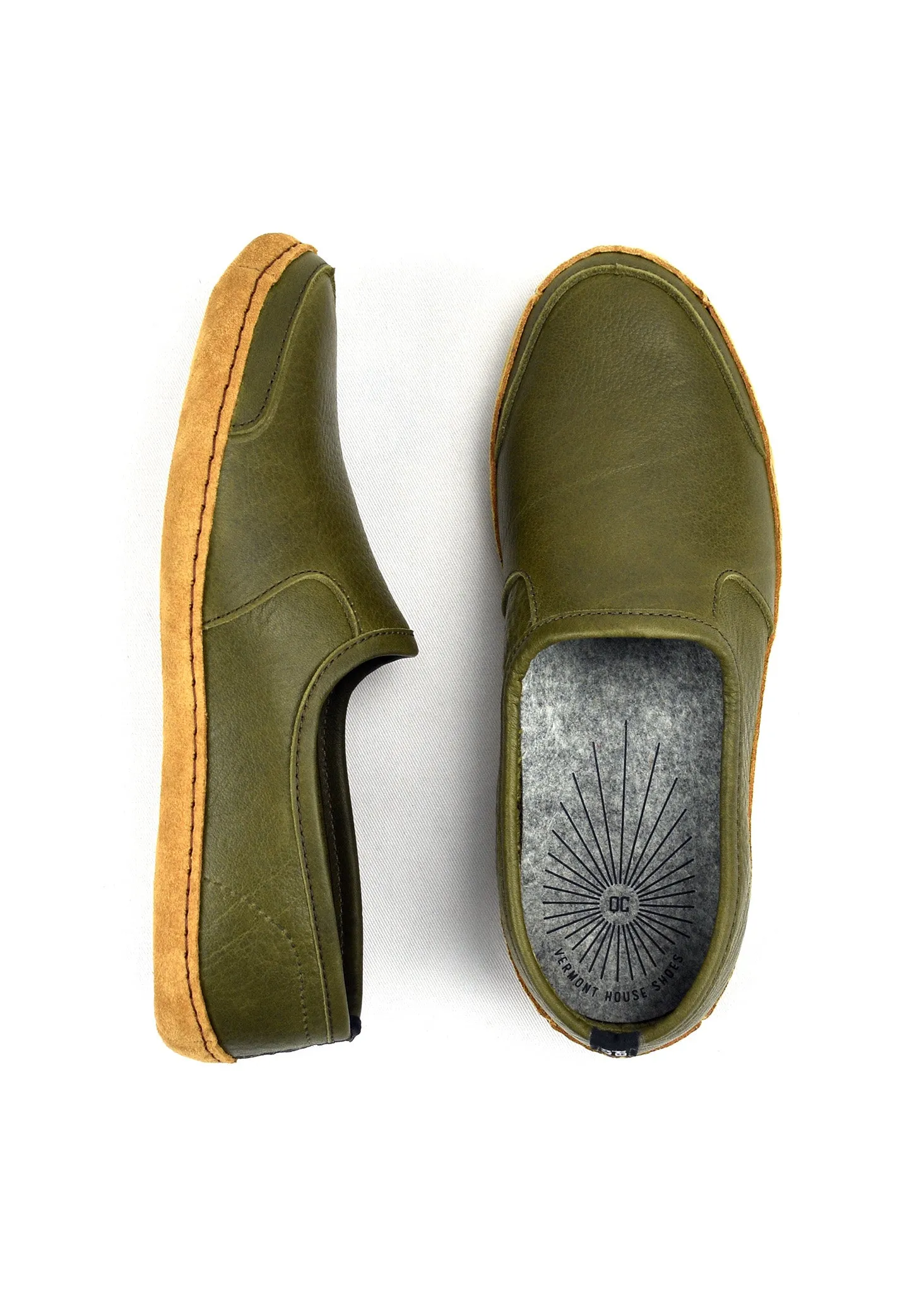 Vermont House Shoes®: Loafer - Olive