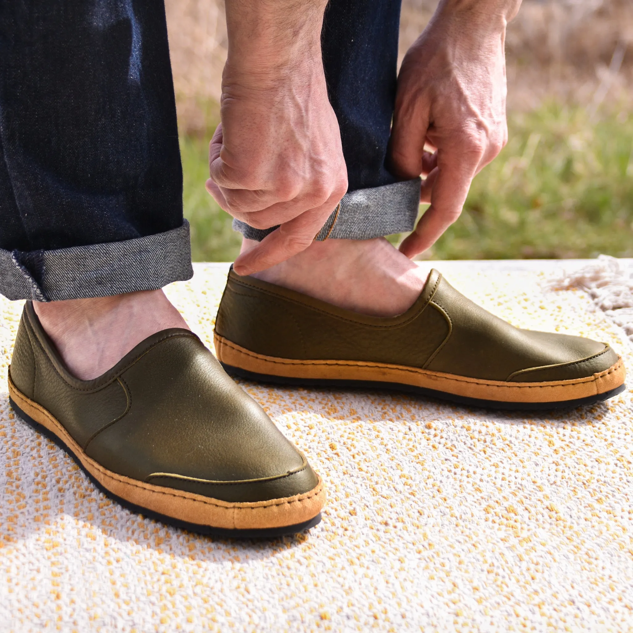 Vermont House Shoes®: Loafer - Olive