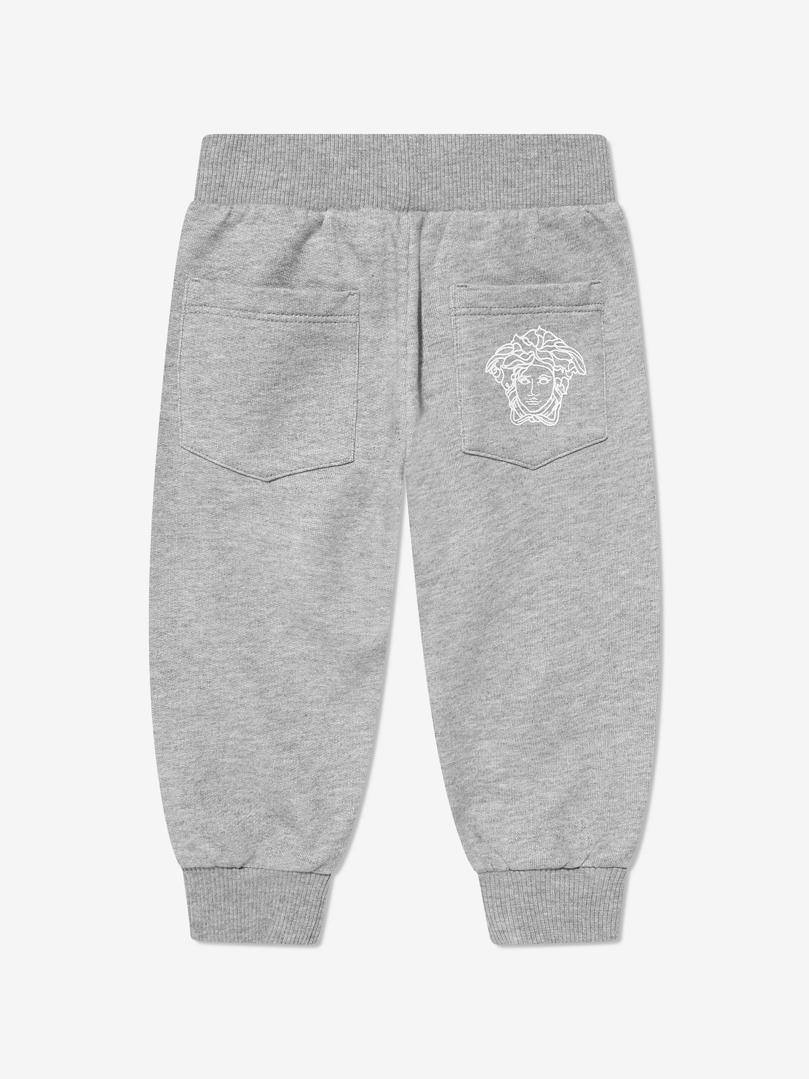 Versace Baby Boys La Greca Joggers in Grey