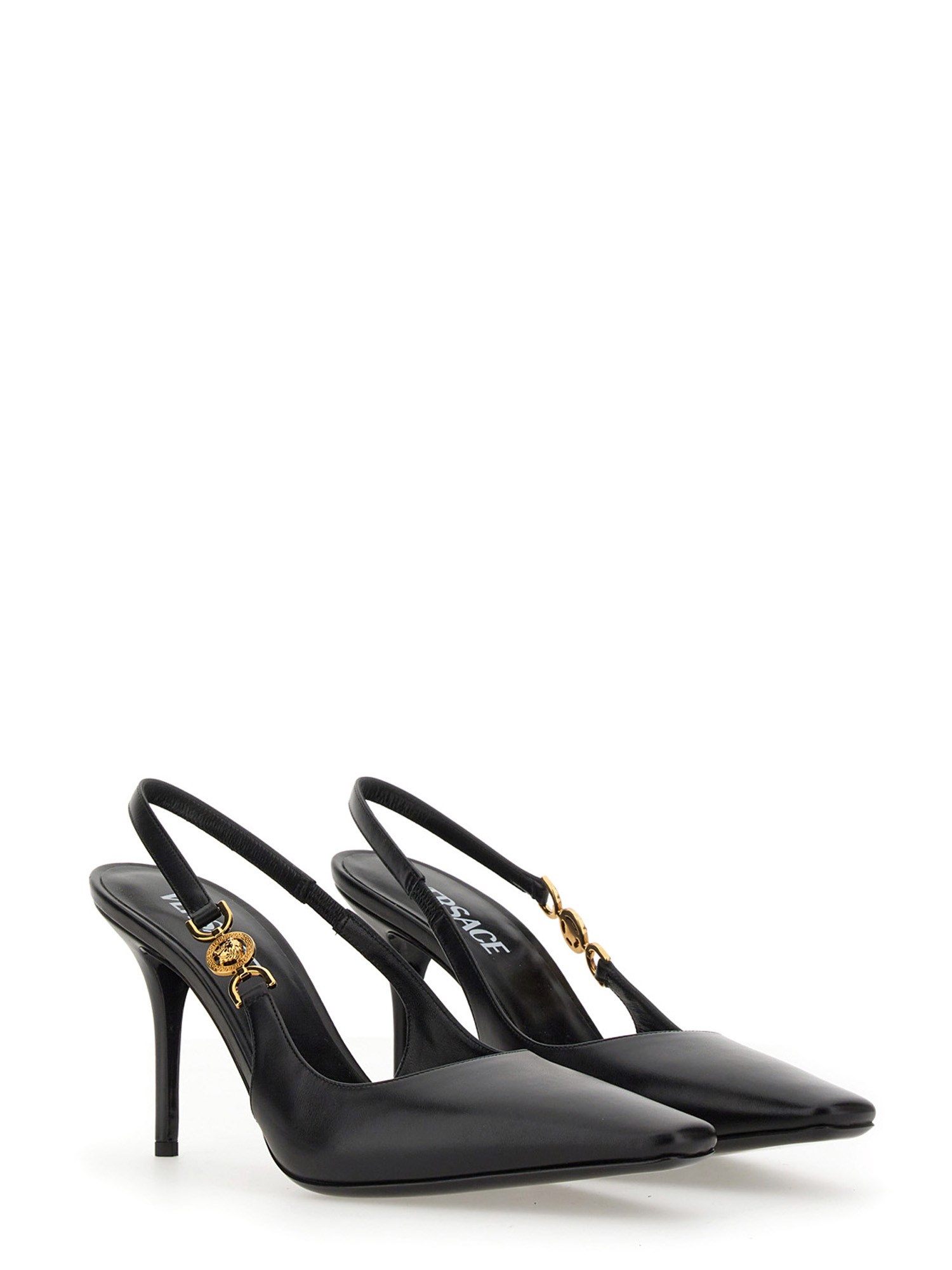 VERSACE MEDUSA '95 LEATHER DÉCOLLETÉ MEDIUM HEEL