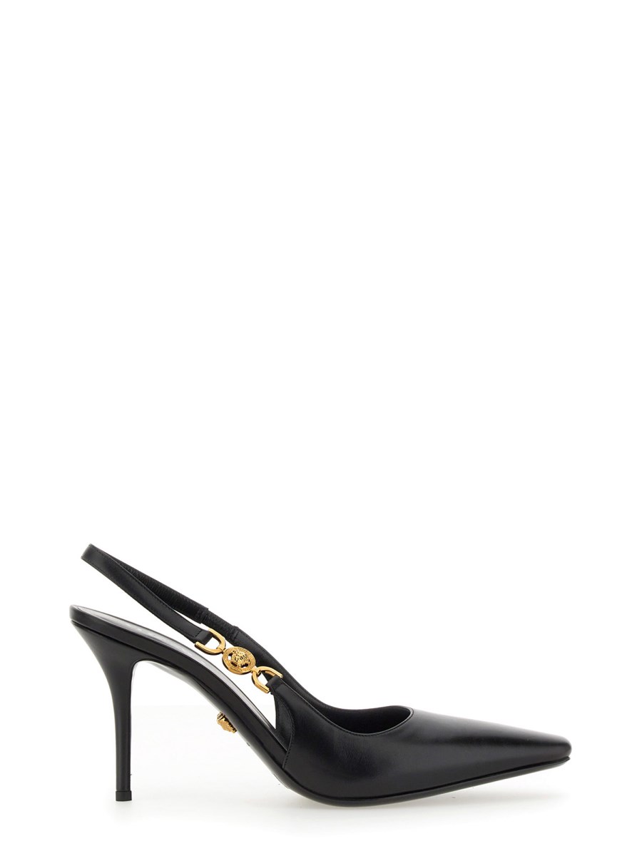 VERSACE MEDUSA '95 LEATHER DÉCOLLETÉ MEDIUM HEEL