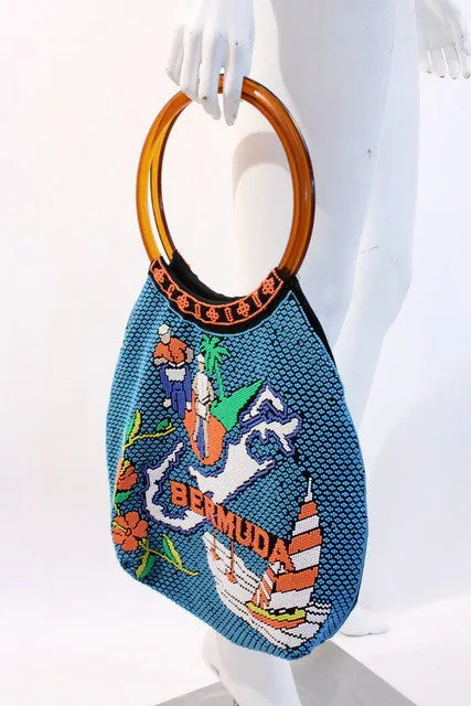 Vintage BERMUDA Beaded Bag