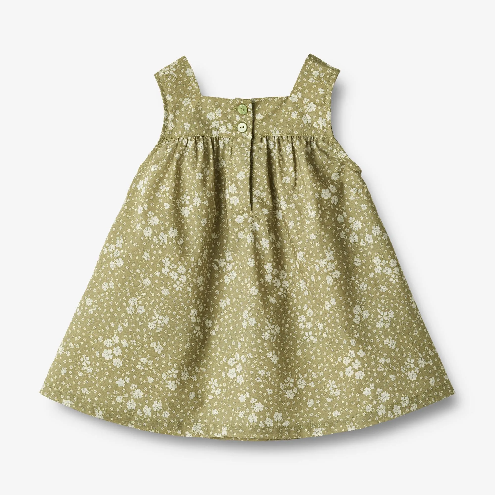 W-Dress Ayla - green flowers