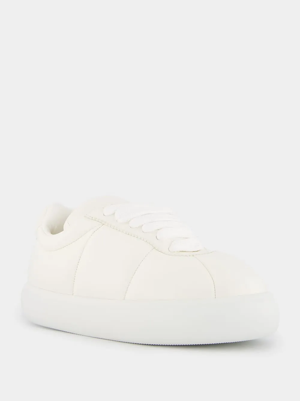 White Leather Bigfoot 2.0 Sneaker