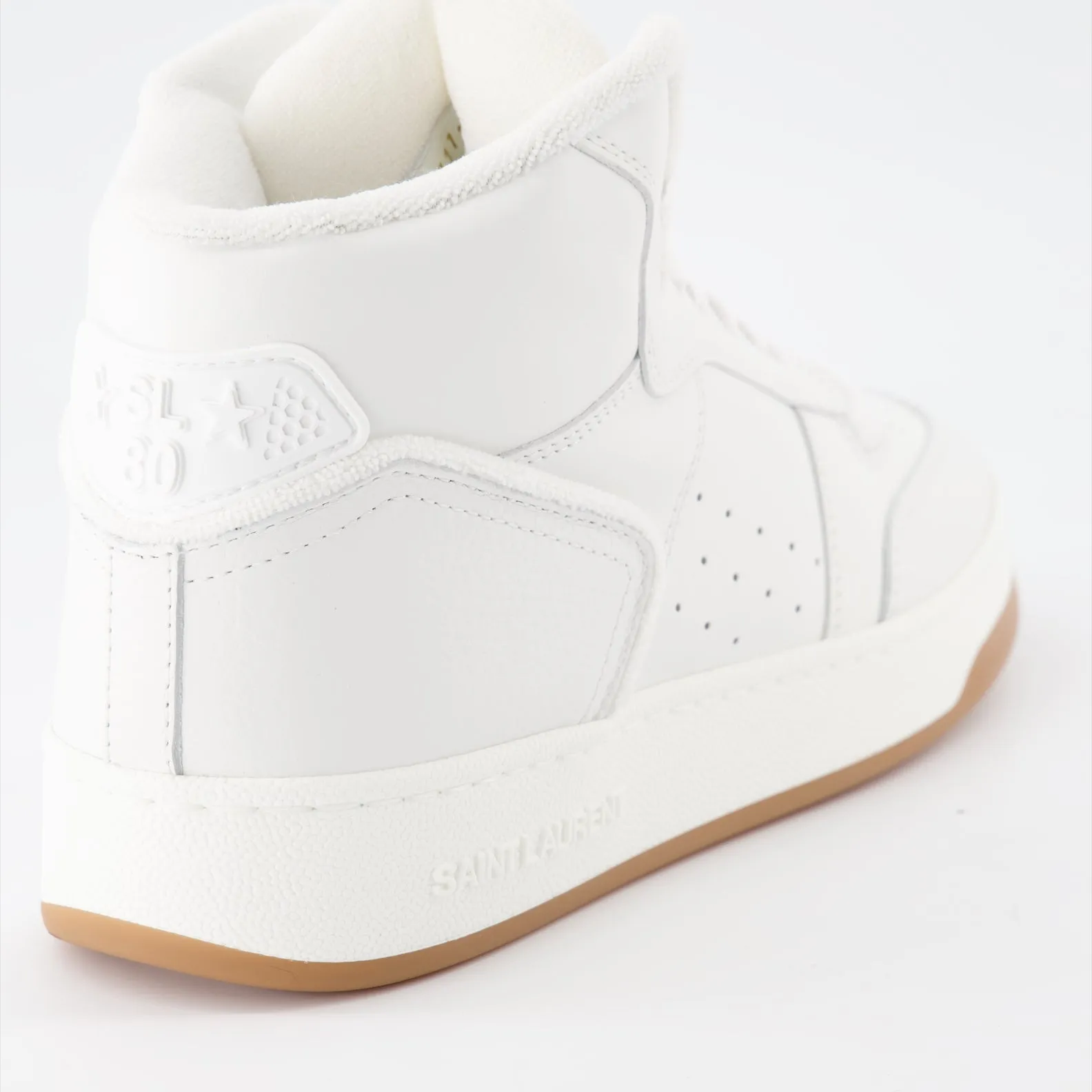 White Leather SL80 Sneakers