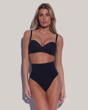 Wireless Swim Bra - Black