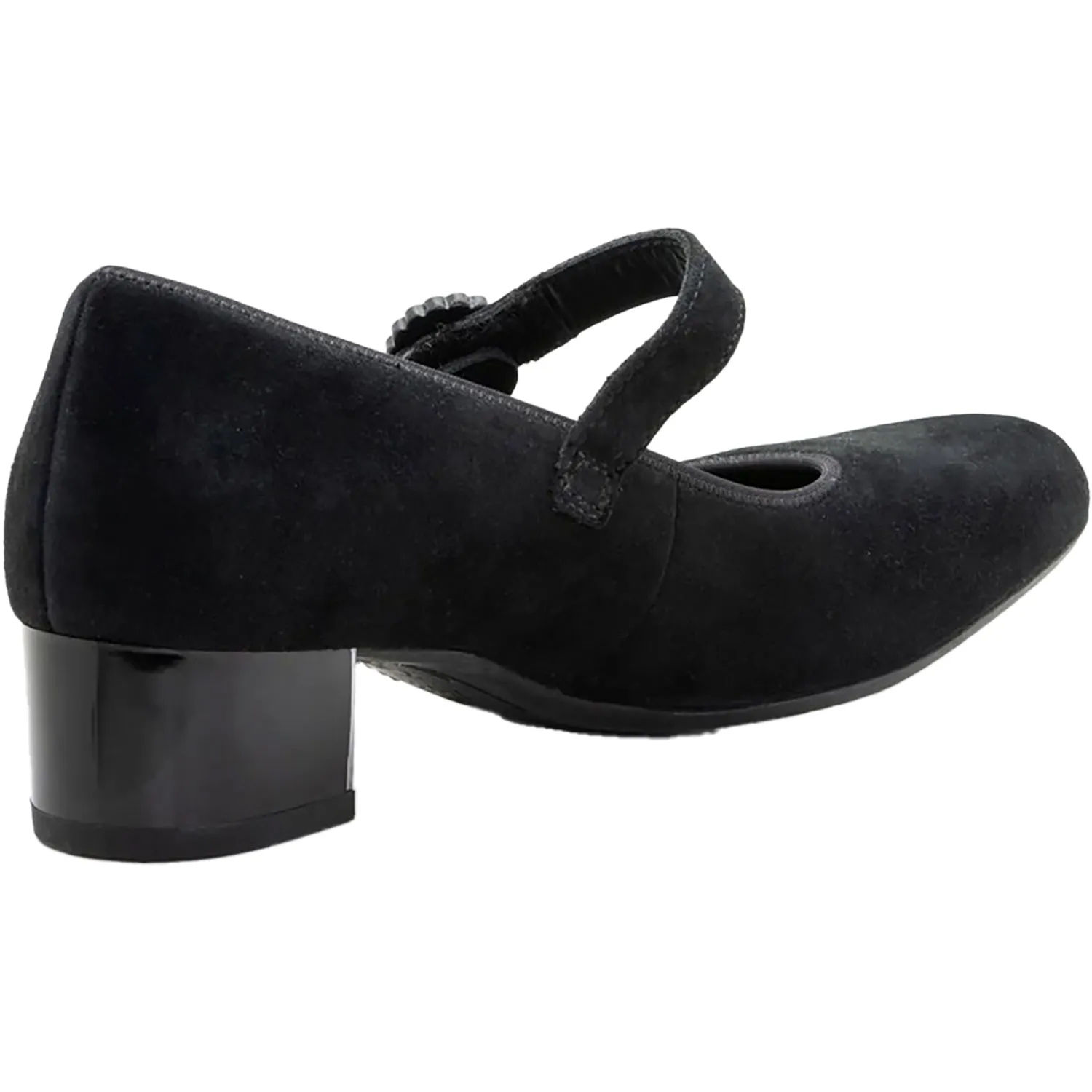 Women's Ara Novelle Black Kid Suede