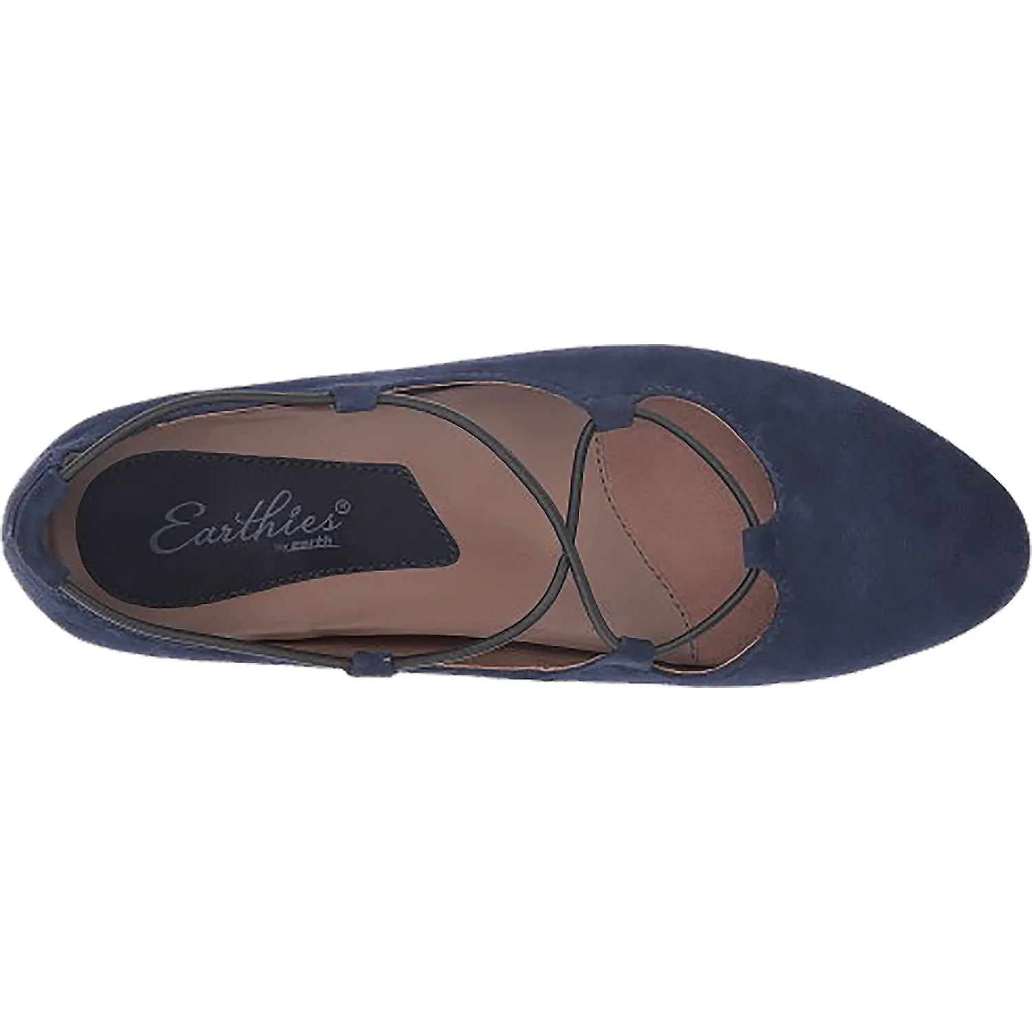 Women's Earthies Essen Navy Kid Suede