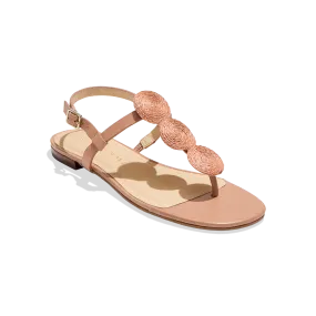 Worth Raffia Flat Sandal