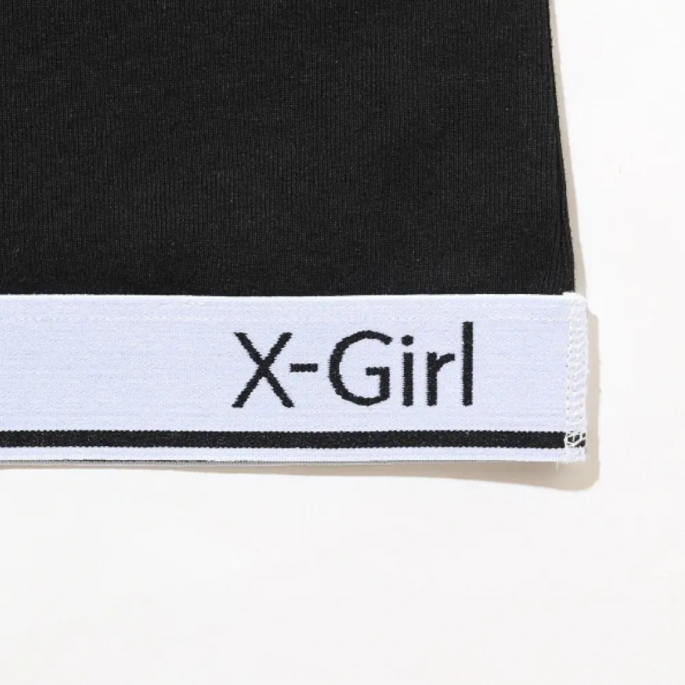 X-girl Stripes Cotton Logo Skater Style Dress