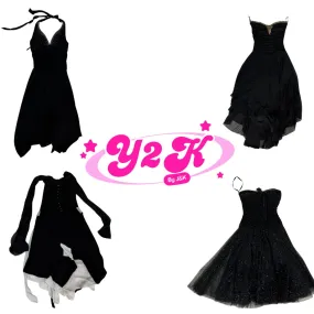 Y2K Party Girl Formal Midi Dress