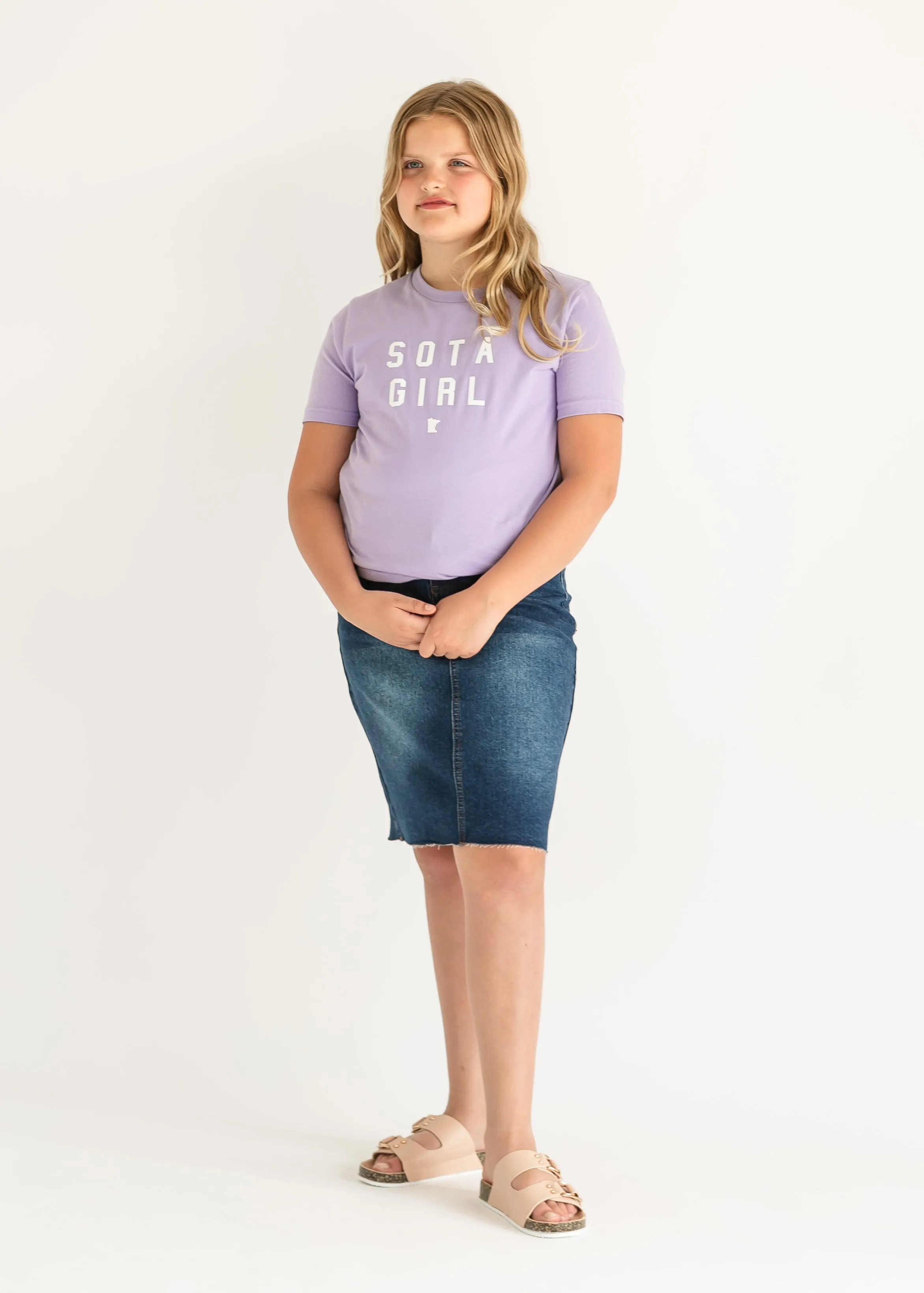 Youth Purple Sota Girl T-shirt