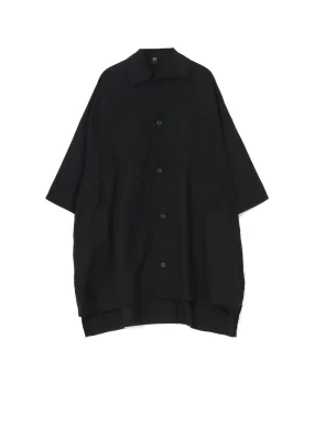 [Y's BORN PRODUCT] THIN COTTON TWILL OVERSIZED DRESS