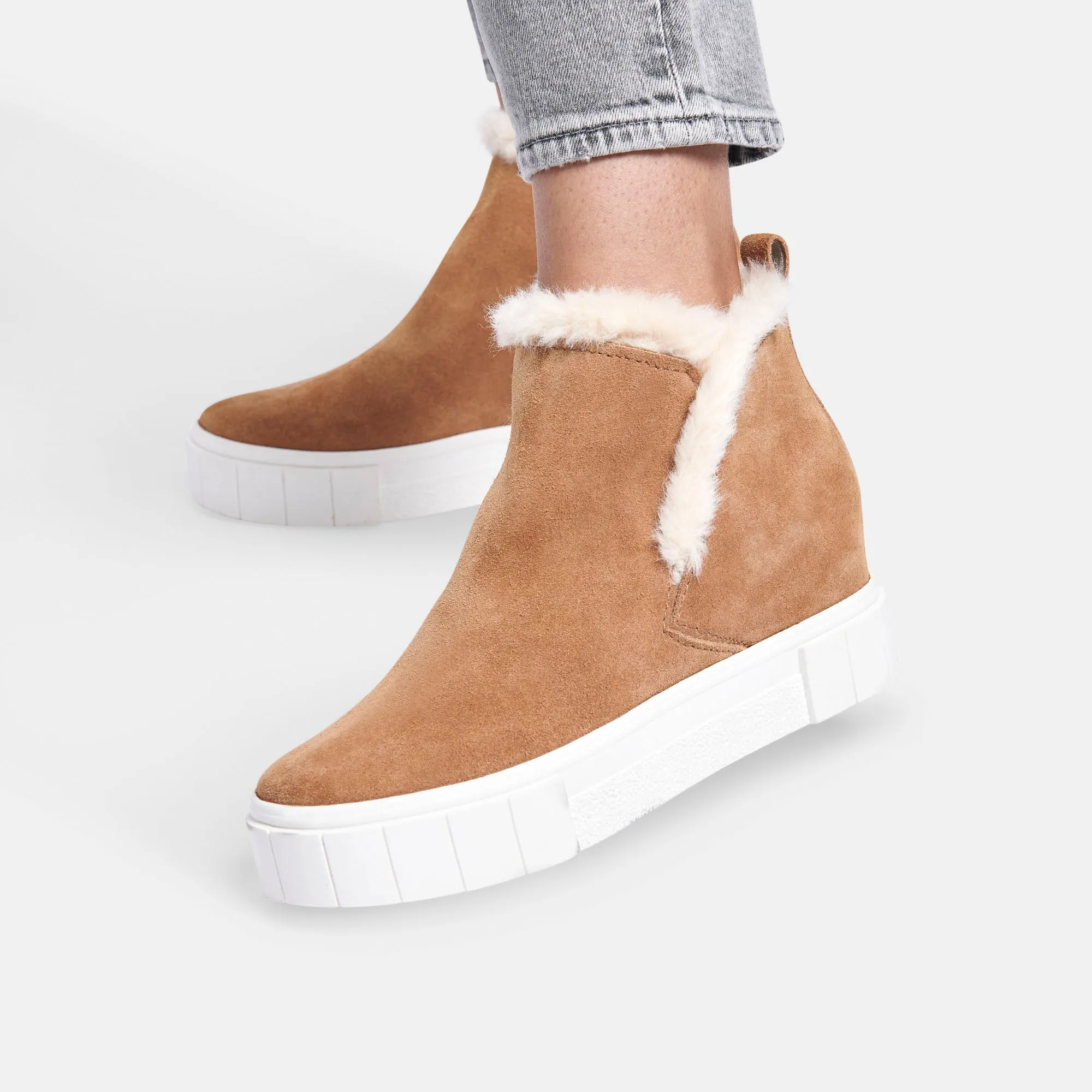 ZALI SNEAKERS PRALINE SUEDE - re:vita