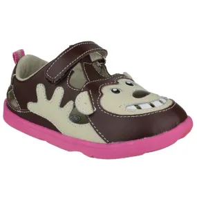 Zooligans Bobo The Monkey Girls Shoes Brown